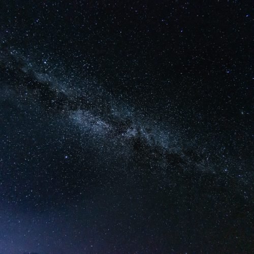 Milky way galaxy with stars and space in the universe background at thailand